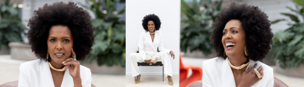 Afro Model Fran de Vries